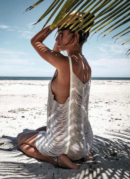 Raffia dress - Luxy Beachwear